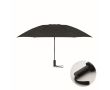 Parapluie pliable automatique en pongée RPET 190T Ø107 couleur noir