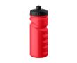 Gourde de sport anti-fuite en plastique avec bonne prise en main 500ml couleur rouge