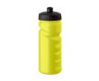 Gourde de sport anti-fuite en plastique avec bonne prise en main 500ml couleur jaune fluorescent
