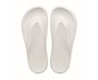 Tongs de plage en plastique personnalisables couleur blanc