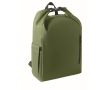 Sac à dos roll-top en RPET pour PC avec poche latérale élastique 15'' couleur vert militaire