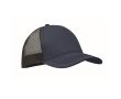 Casquette trucker 5 panneaux en coton et maille 250 g/m² couleur bleu marine