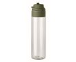 Bouteille en RPET avec paille 2 en 1 et anse anti-fuite 700 ml couleur vert foncé