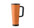 Gobelet isotherme en inox à double paroi avec enceinte intégrée 700 ml couleur orange