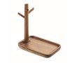 Plateau en bois d’acacia pour les petits objets du quotidien couleur bois