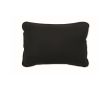 Coussin avec rembourrage en fibre de soie pour une assise confortable couleur noir