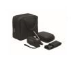 Kit d’urgence 3 en 1 avec radio et lampe torche LED dans sac isotherme couleur noir