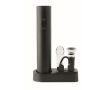 Set à vin en plastique avec tire-bouchon électrique et accessoires couleur noir