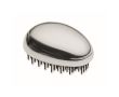 Brosse à cheveux en plastique et aluminium avec fonction démêlante couleur argenté brillant