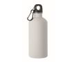 Gourde en inox recyclé anti-fuites, finition caoutchoutée 500 ml couleur blanc cassé