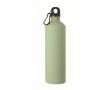 Gourde en inox recyclé avec finition caoutchoutée et mousqueton 750 ml couleur vert menthe