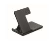 Station de charge sans fil pliable 3 en 1 avec support intégré 15 W couleur noir