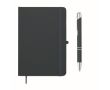 Set de carnet A5 en PU avec stylo bleu et pages lignées couleur bleu bondi