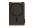 Porte-cartes magnétique recyclé pour 3 cartes avec support couleur noir