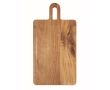 Planche en bois d’acacia avec poignée pour découper et servir couleur bois