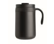 Gobelet isotherme en inox avec filtre à café réutilisable 450 ml couleur noir