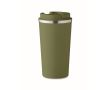 Mug en acier avec fonction thermique et anti-fuite 510 ml couleur vert foncé