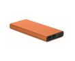 Powerbank avec USB Type-C et charge rapide 10.000 mAhDuo couleur orange