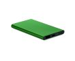 Batterie externe personnalisée de 4.000 mAh Powercard Alu Black couleur vert foncé