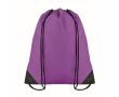 Sacs à dos à cordon personnalisés en polyester 190T Urban couleur violet
