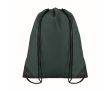 Sacs à dos à cordon personnalisés en polyester 190T Urban couleur vert foncé