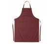 Tablier de couleur ajustable avec poches 190 g/m2 Topchef couleur bordeaux