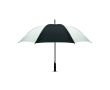 Parapluies personnalisés grande taille en polyester pongé Ø116 Monsoon couleur blanc/noir