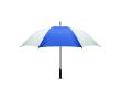 Parapluies personnalisés grande taille en polyester pongé Ø116 Monsoon couleur blanc/bleu