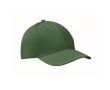 Casquette d'entreprise économique à 6 panneaux avec velcro ColorCap couleur vert foncé