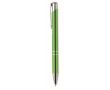 Stylos métalliques gravés populaires pour cadeaux en encre bleue couleur vert lime
