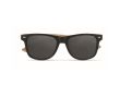 Lunettes de soleil sérigraphiées avec branches en bambou BeachWood couleur noir