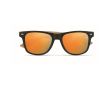 Lunettes de soleil sérigraphiées avec branches en bambou BeachWood couleur orange