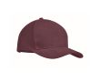 Casquette sérigraphiée de haute qualité en coton épais Cottonstyle couleur bordeaux