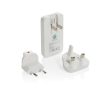 Chargeur plat ultra-fin avec prises voyage et USB-C 65 W couleur blanc