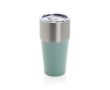 Gobelet thermique en acier inoxydable recyclé anti-goutte 500ml couleur vert