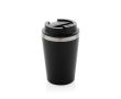 Mug thermique à double paroi écologique couvercle anti-goutte 350ml couleur noir