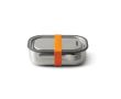 Lunch box en acier inoxydable avec couverts et sangle Black+Blum 1L couleur orange