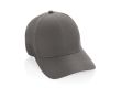 Casquette de sport en RPET avec 6 panneaux et boucle arrière couleur gris