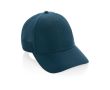 Casquette de sport en RPET avec 6 panneaux et boucle arrière couleur bleu marine