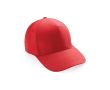Casquette personnalisée en coton recyclé 280 g/m² Eco Plus couleur rouge désaturé