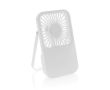Ventilateur de bureau rechargeable, 3 vitesses, 5 W, 1 200 mAh couleur blanc