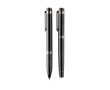 Set d’écriture stylo bille et roller en métal Swiss Peak, encre bleue couleur noir