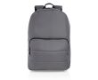 Sac à dos éco pour ordinateur de 15,6'' avec marqueur AWARE™ couleur argenté mat