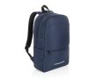 Sac à dos en polyester recyclé style business avec poches 15,6\" couleur bleu marine