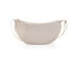 Sac bandoulière XL en RPET avec poche extérieure et sangle ajustable couleur beige