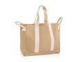 Sac de plage en toile recyclée avec finition lavée 400 g/m² couleur beige