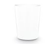Petit gobelet en plastique réutilisable fabriqué en Europe 120 ml couleur blanc