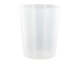 Petit gobelet en plastique réutilisable fabriqué en Europe 120 ml couleur translucide