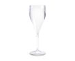 Flûte à champagne en plastique SAN, fabriquée en Europe, 140 ml couleur transparent