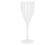 Coupe de champagne réutilisable Tritan® fabriquée dans l’UE 160 ml couleur blanc